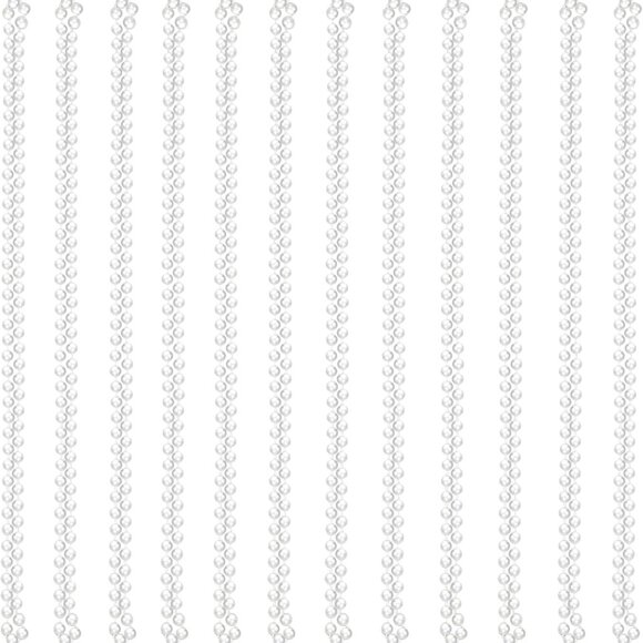 24 Pcs White Faux Pearl Necklaces Bulk White Beaded Necklaces 31.5 Inch for Wome - Picture 1 of 6